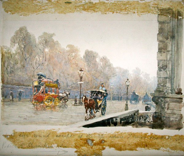 Grosvenor Place kosteana päivänä tekijältä Rose Maynard Barton