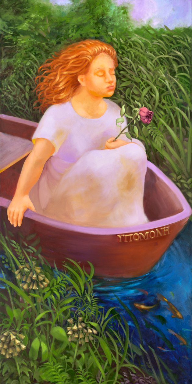 Kestävyys, 2006 (öljy kankaalle) tekijältä Rosemarie Adcock