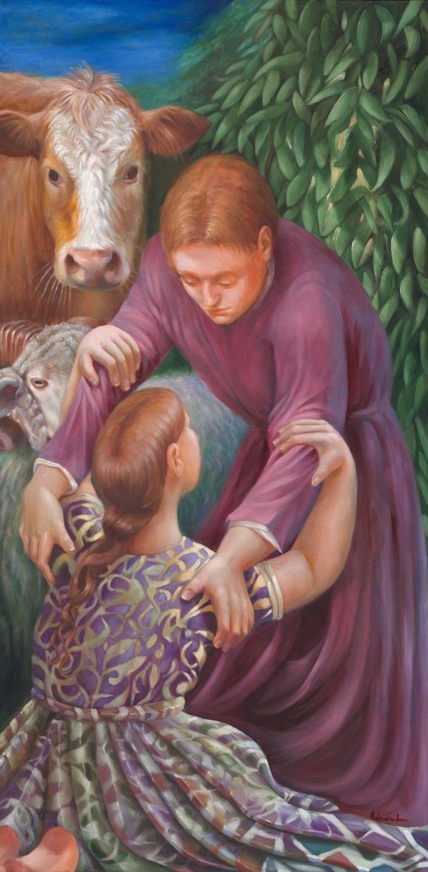 Armo, 2015 (öljy kankaalle) tekijältä Rosemarie Adcock