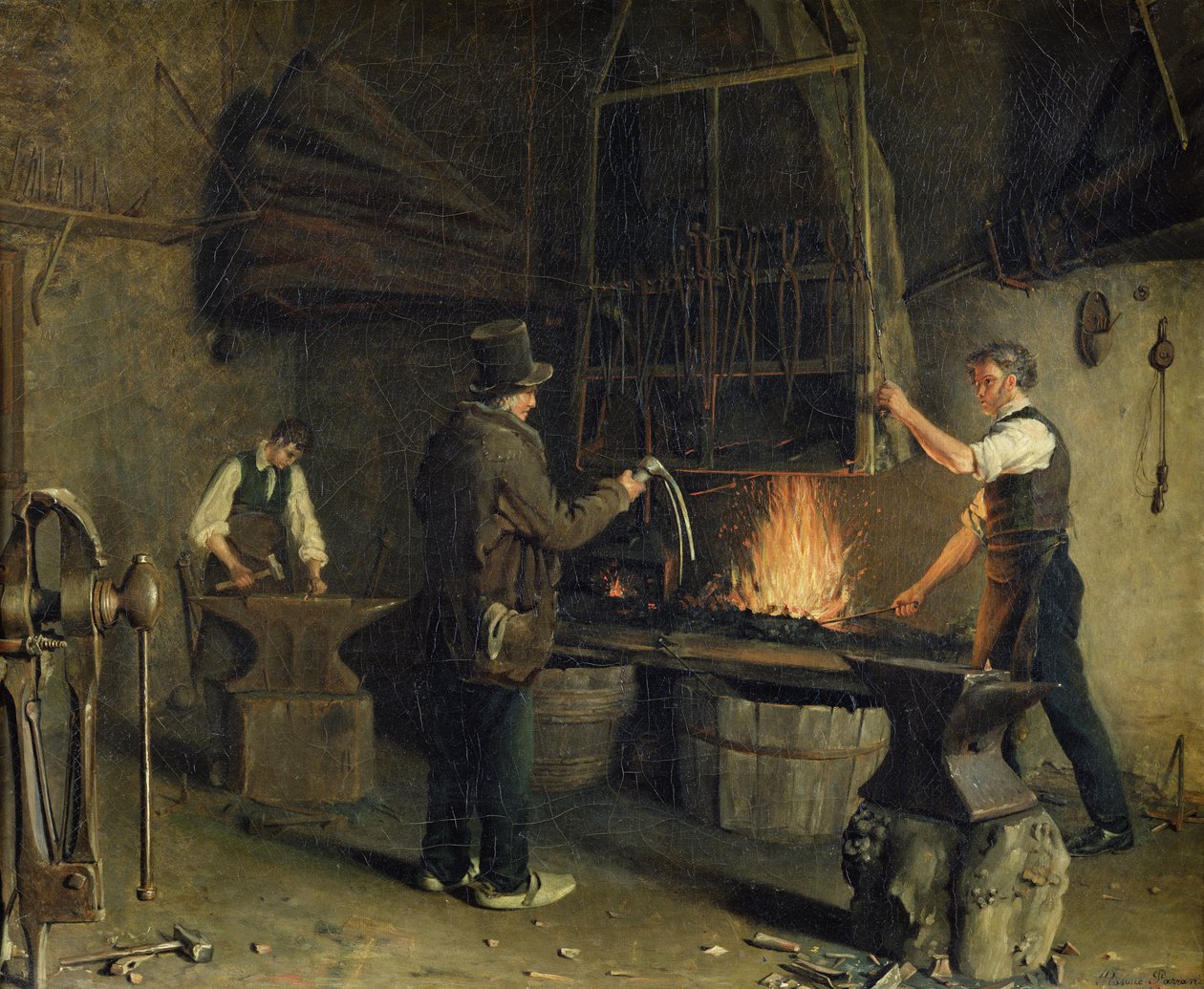 Takon sisätilat, 1837 tekijältä Rosine Parran