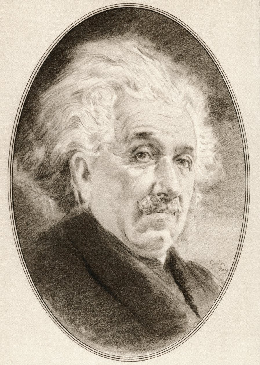 Albert Einstein, kirjasta Living Biographies of Great Scientists. tekijältä Ross Gordon