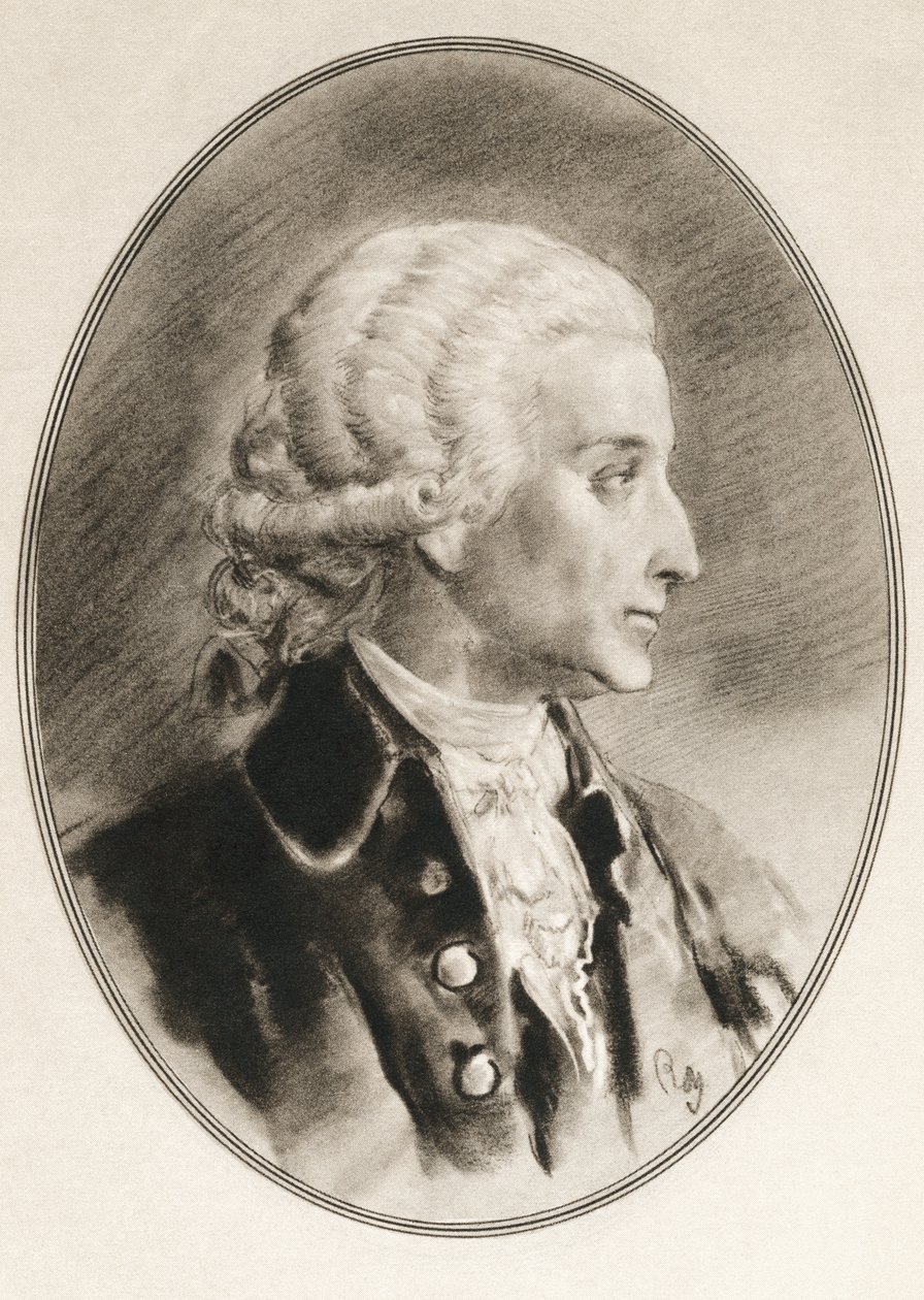 Antoine-Laurent de Lavoisier, alias Antoine Lavoisier Ranskan vallankumouksen jälkeen, elokuvasta Living Biographies of Famous Men. tekijältä Ross Gordon