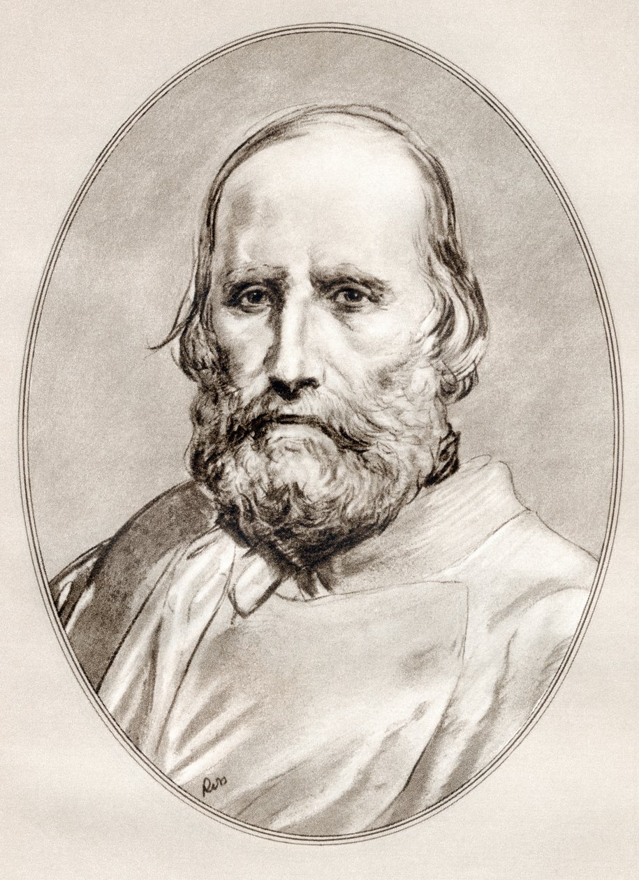 Giuseppe Garibaldi, elokuvasta Living Biographies of Famous Men. tekijältä Ross Gordon