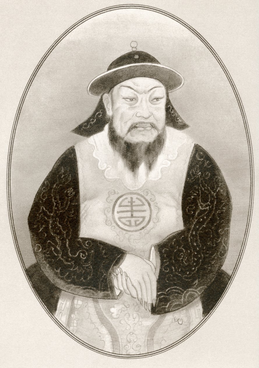 Kublai Khan, julkaisusta Living Biographies of Famous Rulers. tekijältä Ross Gordon