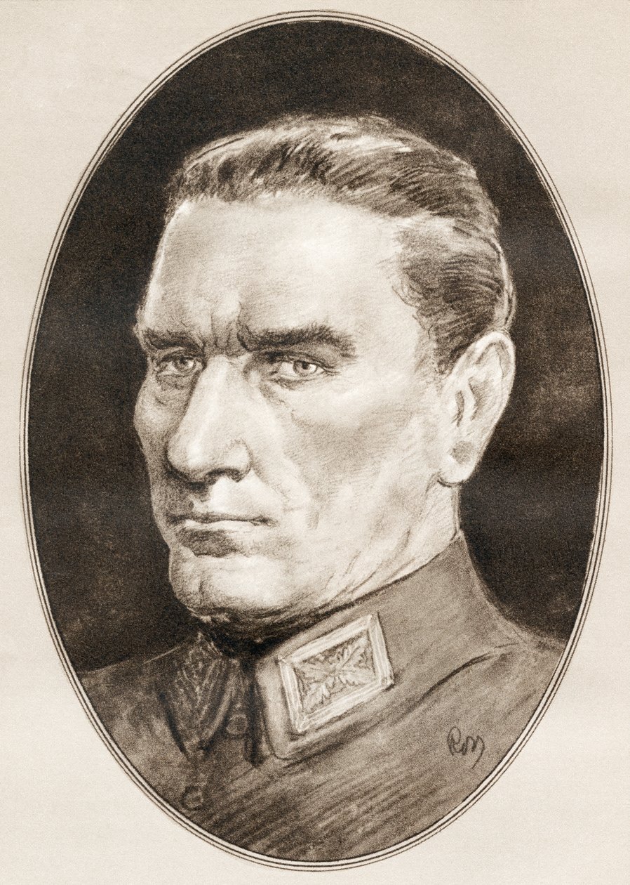Mustafa Kemal Atatürk, elokuvasta Living Biographies of Famous Men tekijältä Ross Gordon
