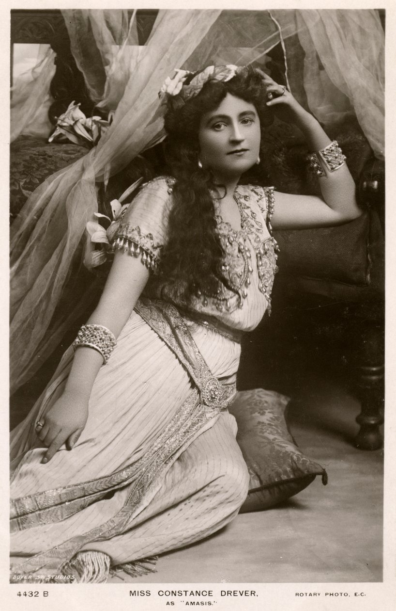 Constance Drever, brittiläinen näyttelijä, 1907. tekijältä Rotary Photo