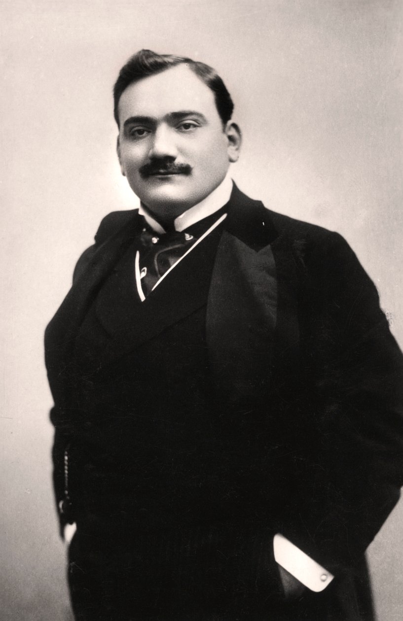 Enrico Caruso 1873-1921, italialainen tenori, 1907. tekijältä Rotary Photo