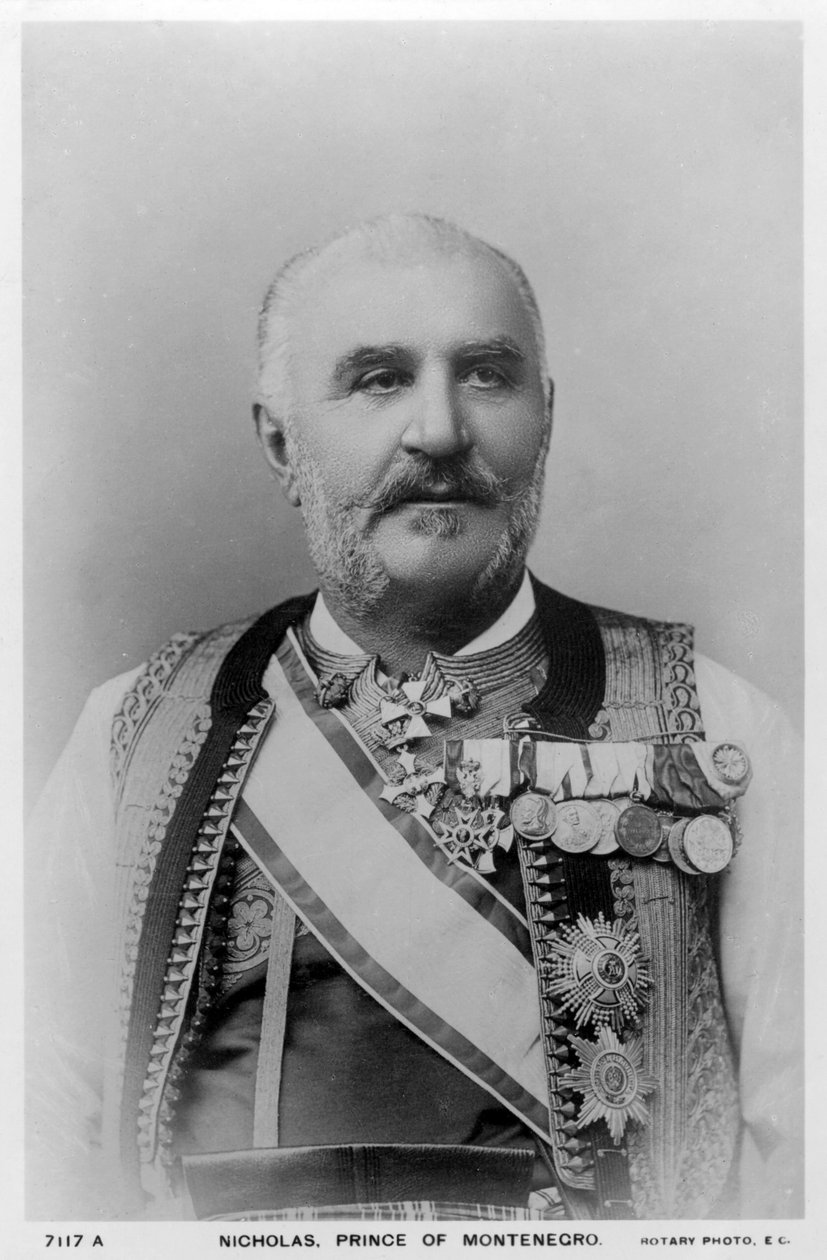 Nicholas, Montenegron prinssi, 1900-luku. tekijältä Rotary Photo