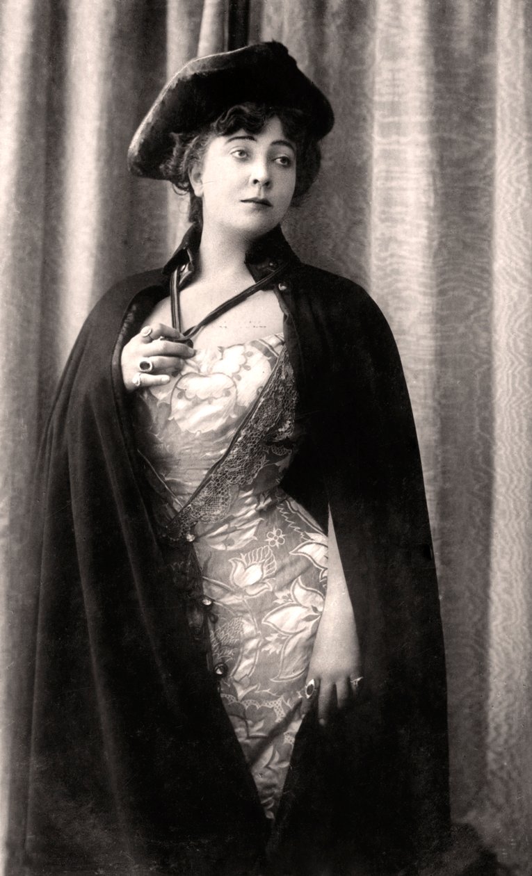 Olga Nethersole c1863-1951, englantilainen näyttelijä ja teatterituottaja, 1900-luvun alku. tekijältä Rotary Photo