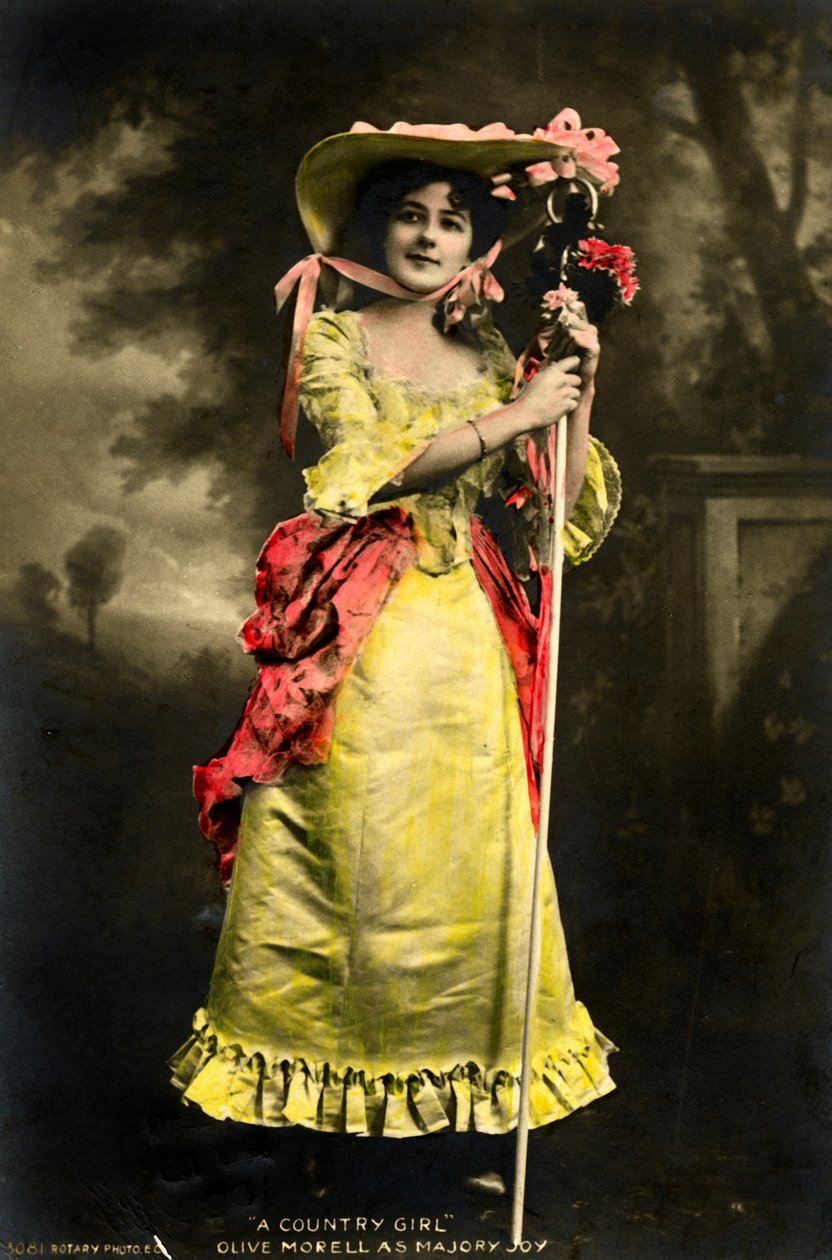 Olive Morell, näyttelijä, 1903. tekijältä Rotary Photo