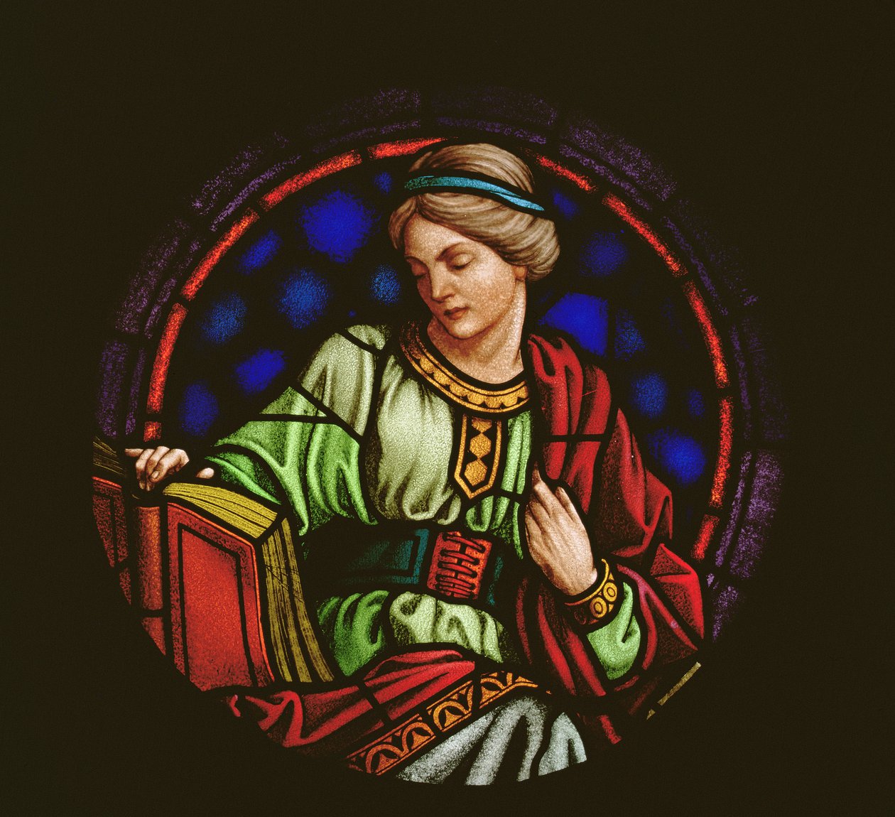 Erudition tai St. Lucy (lasimaalaukset) tekijältä Roth Miksa