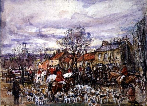 Koirien tapaaminen tekijältä Rowland Henry Hill