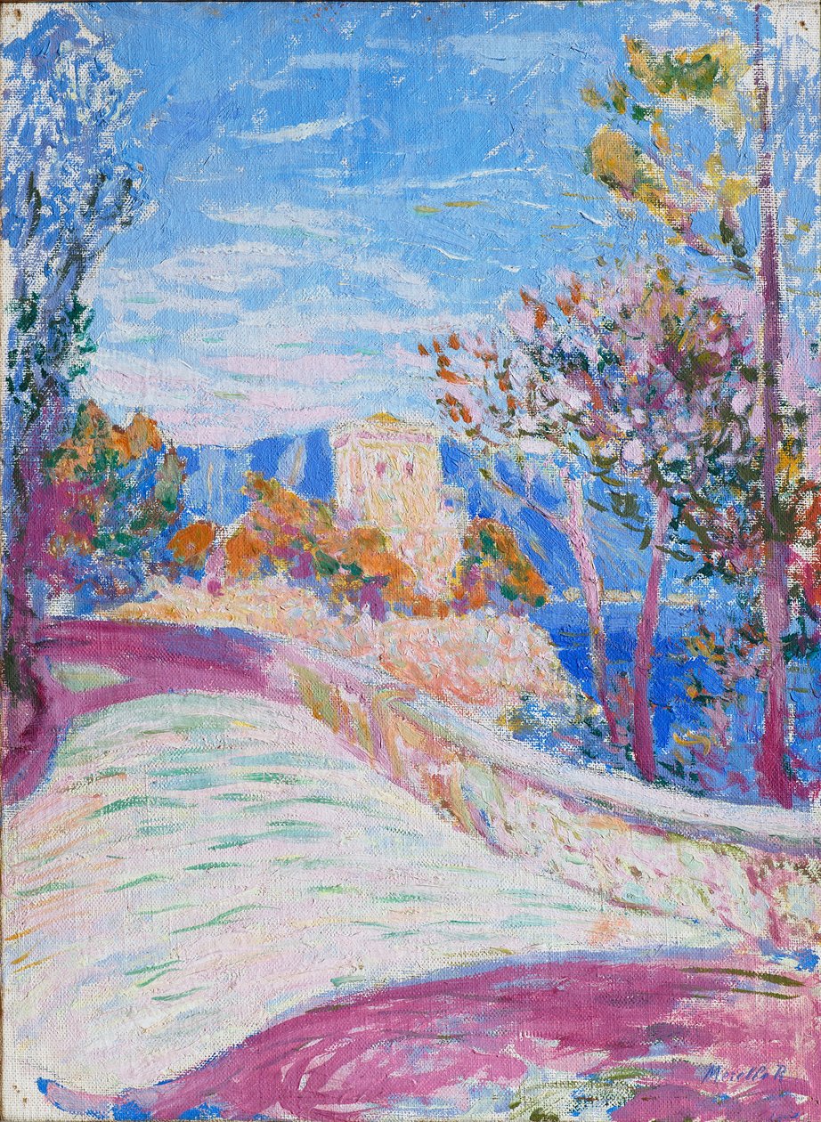 Tie ja puut, n. 1915-1918 tekijältä Rubaldo Merello