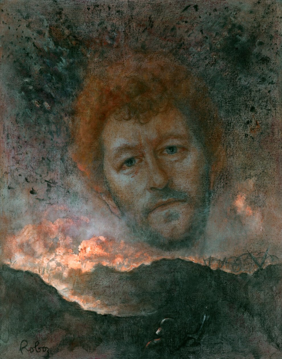 Sebastian Faulksin pastellivärinen muotokuva Zsuzsi Roboz c tekijältä Rudolf Eichstaedt