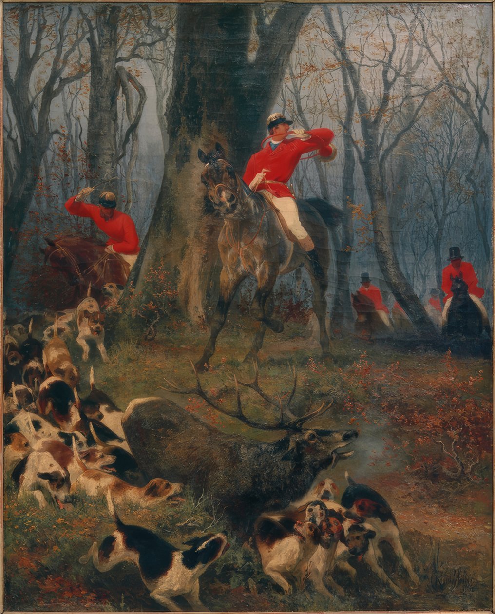 Parforcejagd tekijältä Rudolf Carl Huber