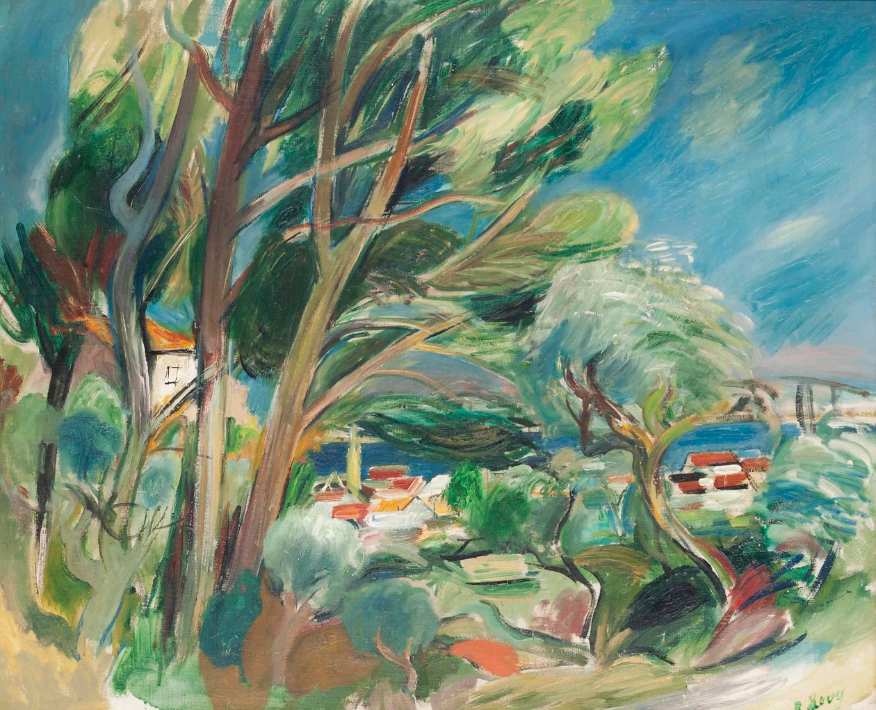 Sanary-sur-Mer, Provence tekijältä Rudolf Levy