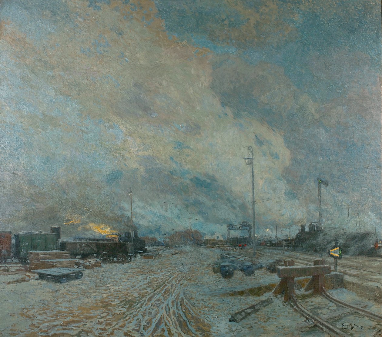 rahtiasema tekijältä Rudolf Quittner