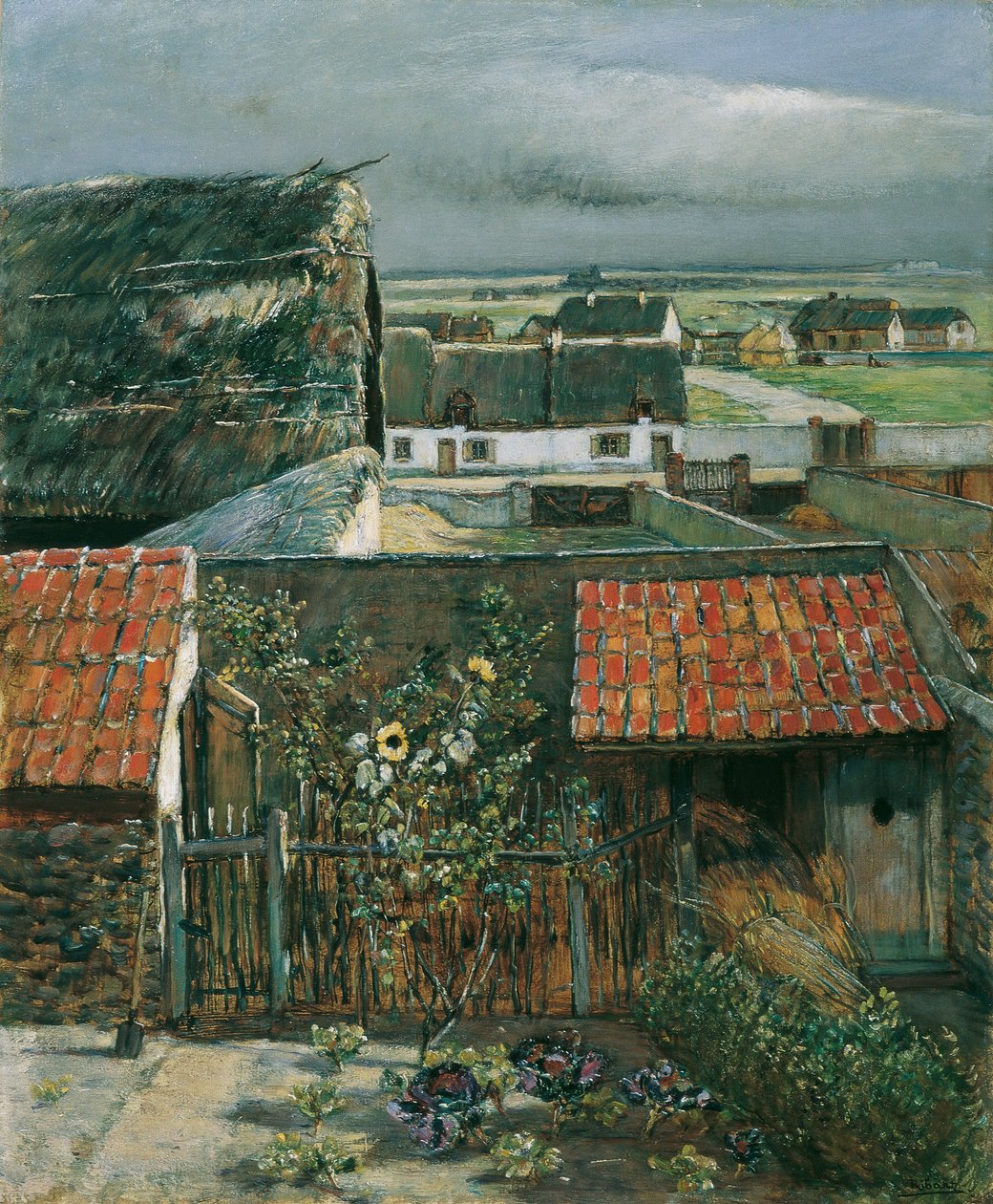 Breton maisema tekijältä Rudolf Ribarz