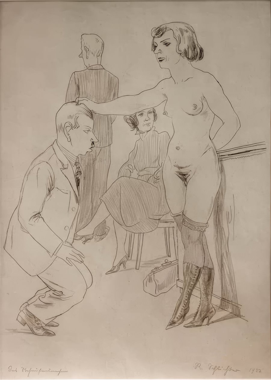 Kävelevä mies tekijältä Rudolf Schlichter