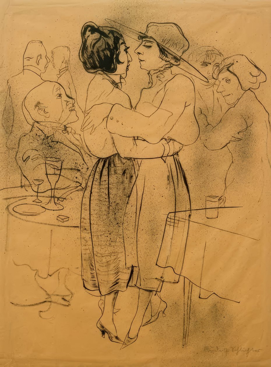 Tanssisalissa tekijältä Rudolf Schlichter