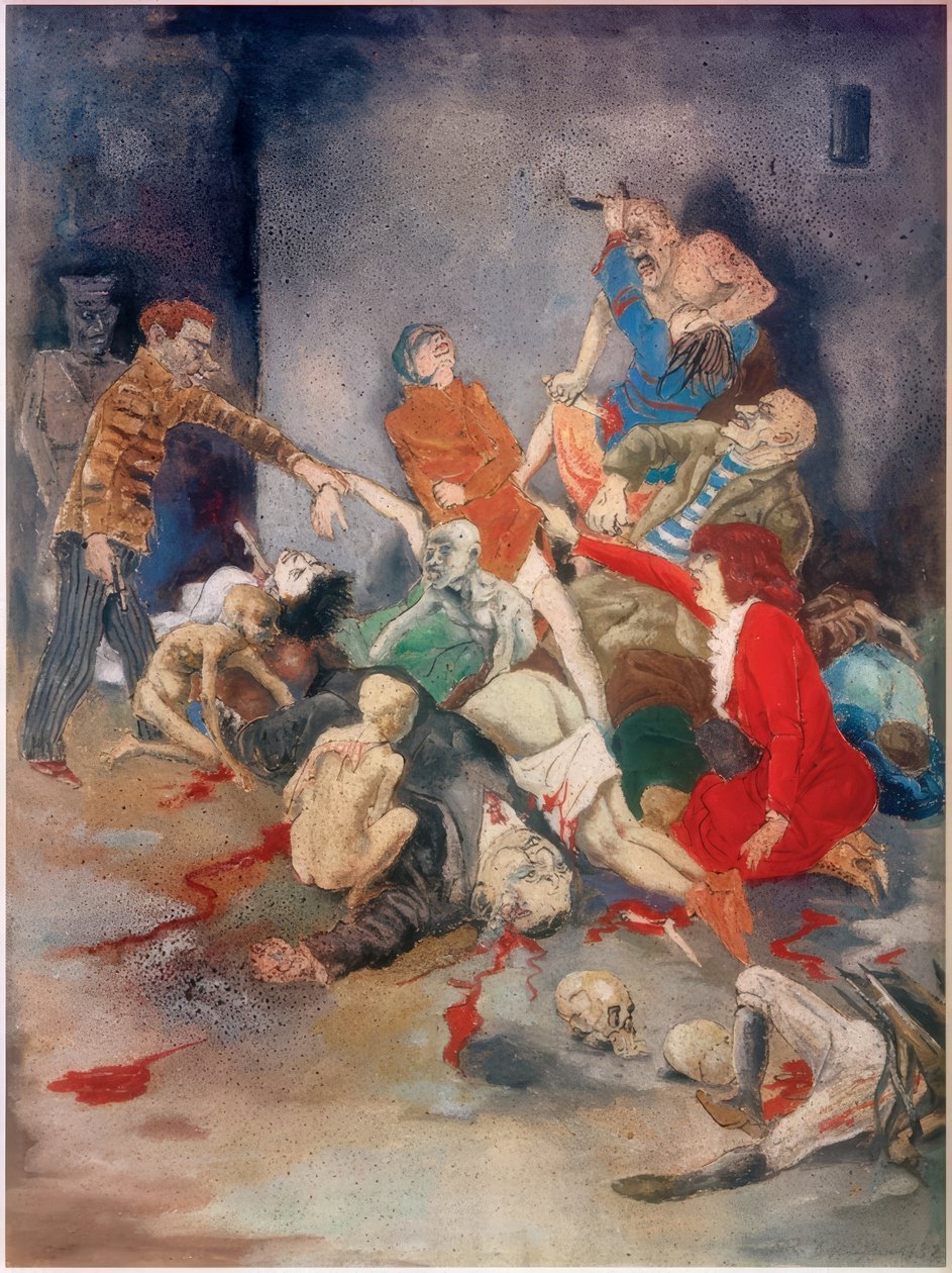 joukkomurha tekijältä Rudolf Schlichter
