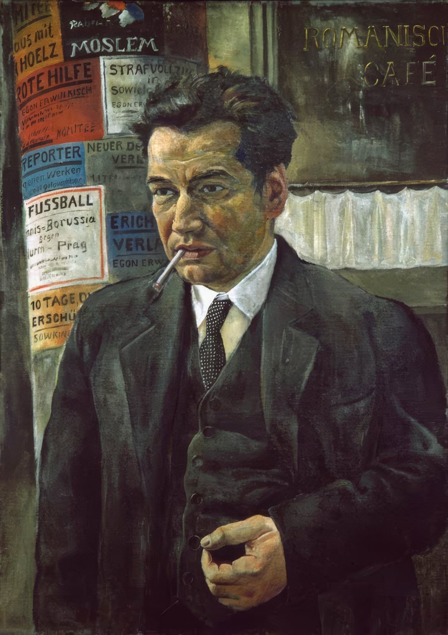 Egon Erwin Kischin muotokuva tekijältä Rudolf Schlichter