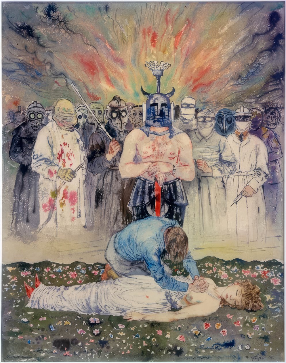 Hän kuoli siihen. tekijältä Rudolf Schlichter