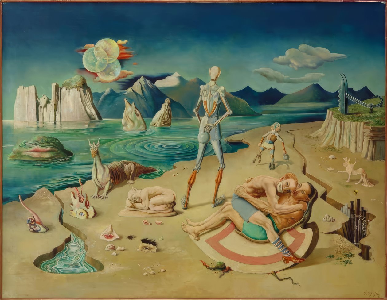 Rantailmaa Styx-joella tekijältä Rudolf Schlichter