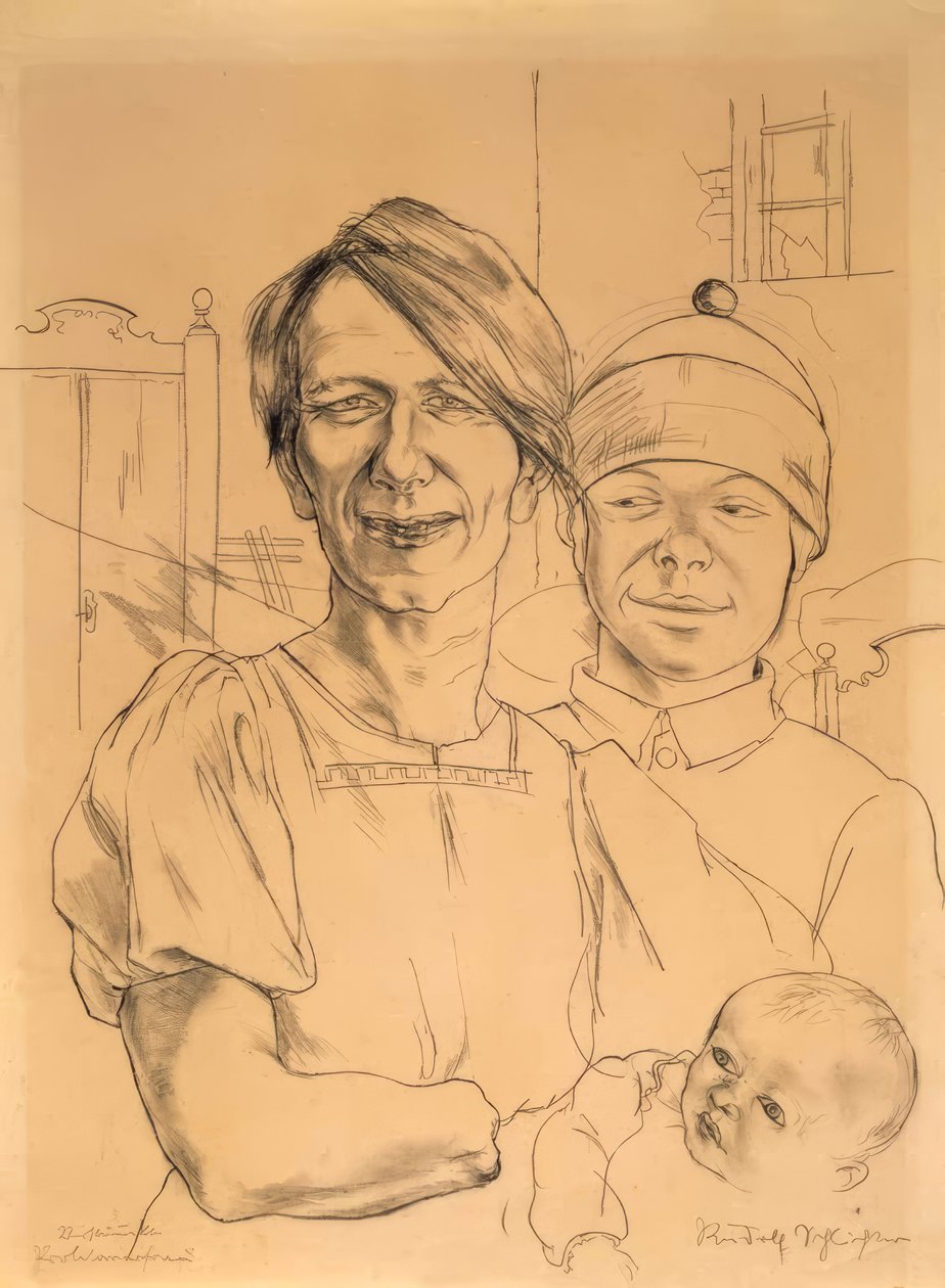 Silvottu proletaarinaisen ruumis tekijältä Rudolf Schlichter