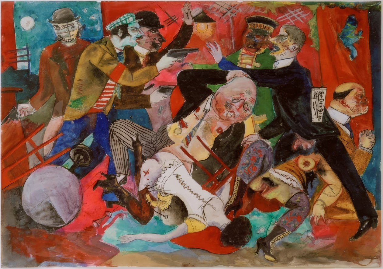 Ryöstö bordellissa tekijältä Rudolf Schlichter