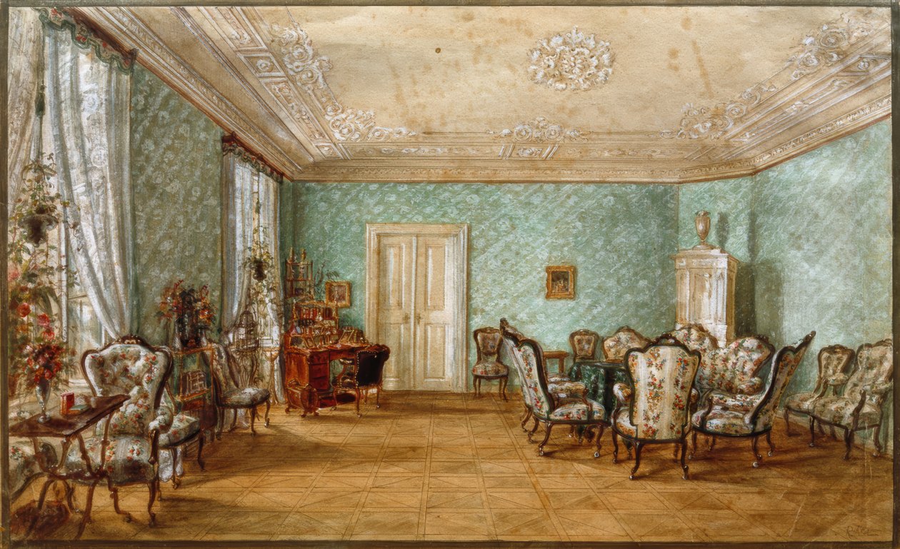 Salon der Fanny Elßler tekijältä Rudolf von Alt