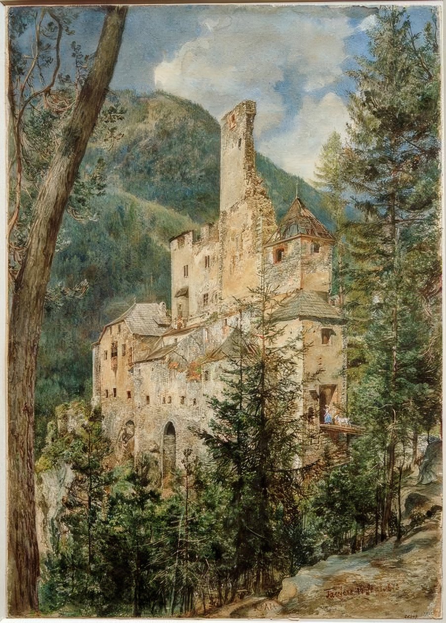 Schloss Taufers Südtirolissa tekijältä Rudolf von Alt
