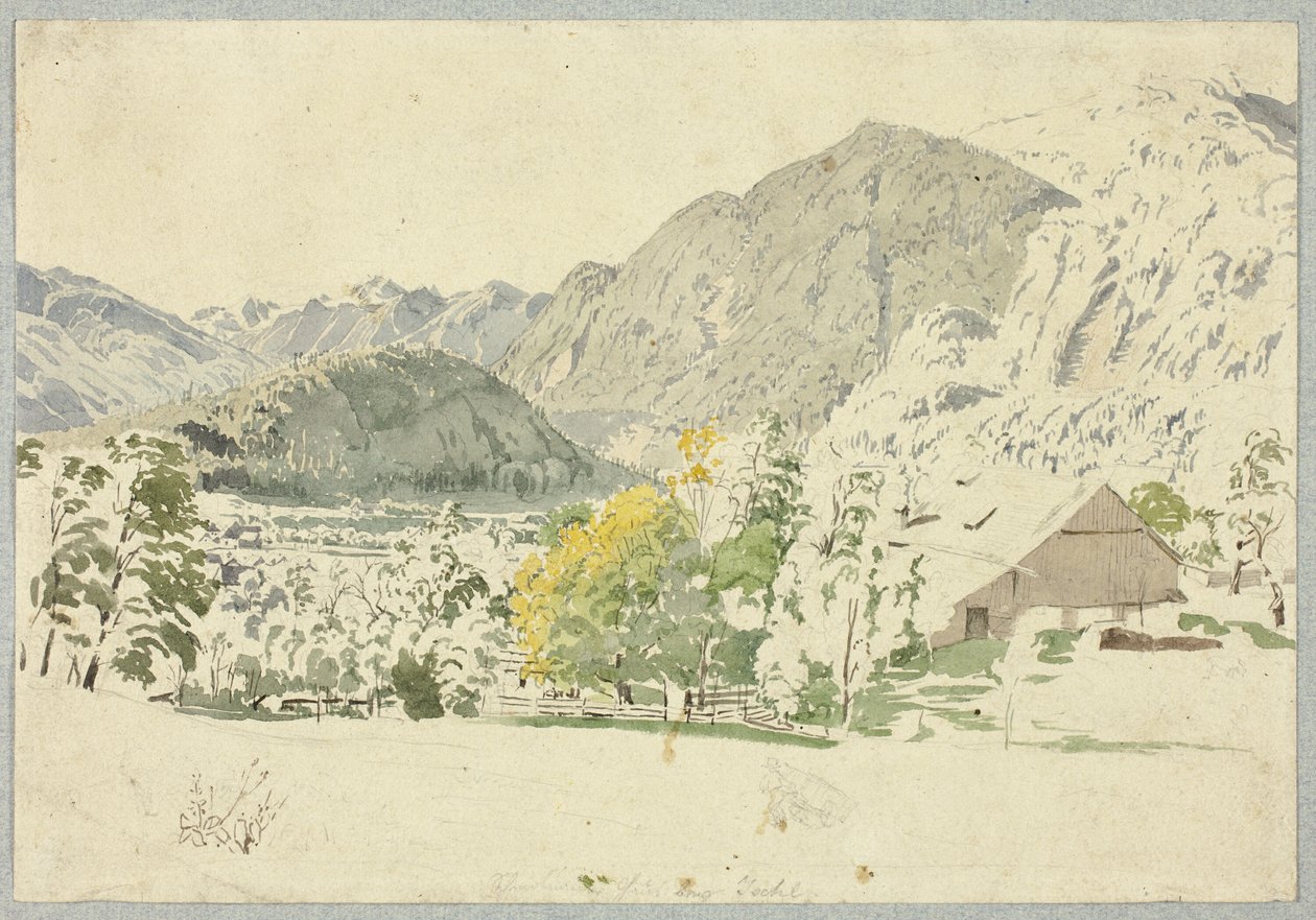 Schmolnau lähellä Ischl tekijältä Rudolf von Alt