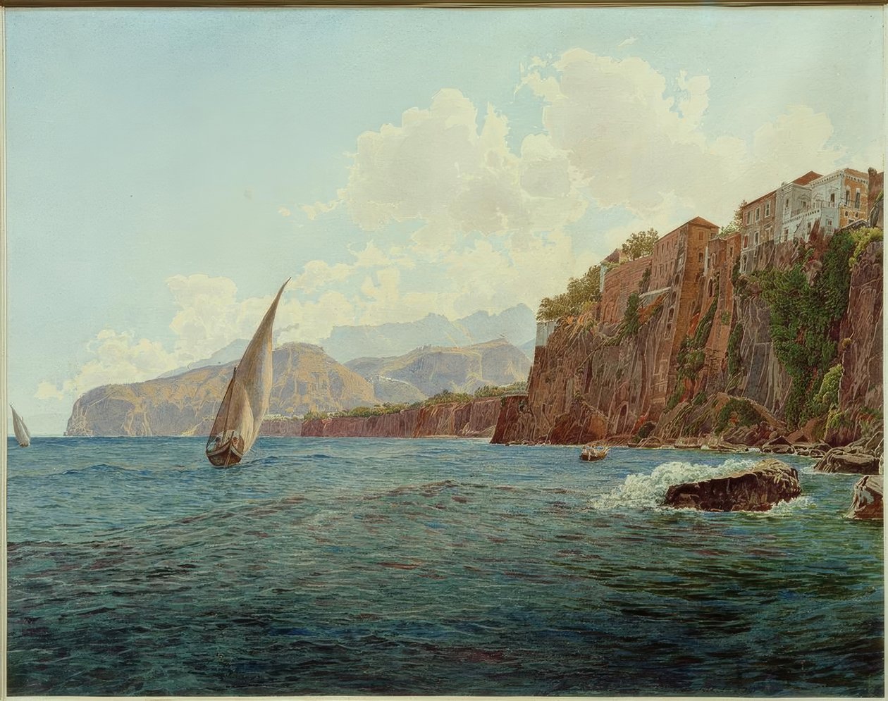 Sorrento / Sorrento (Campania, Italia). tekijältä Rudolf von Alt