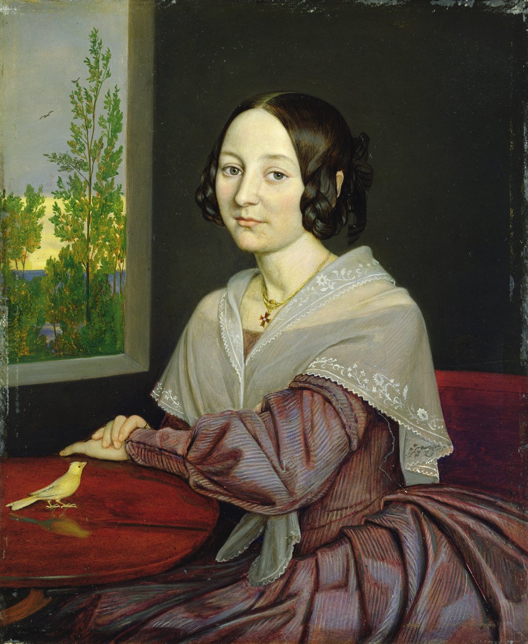 Caroline Luise Mathilde Wasmann (1823-67), 1843 (katso 152286) tekijältä Rudolph Friedrich Wasmann
