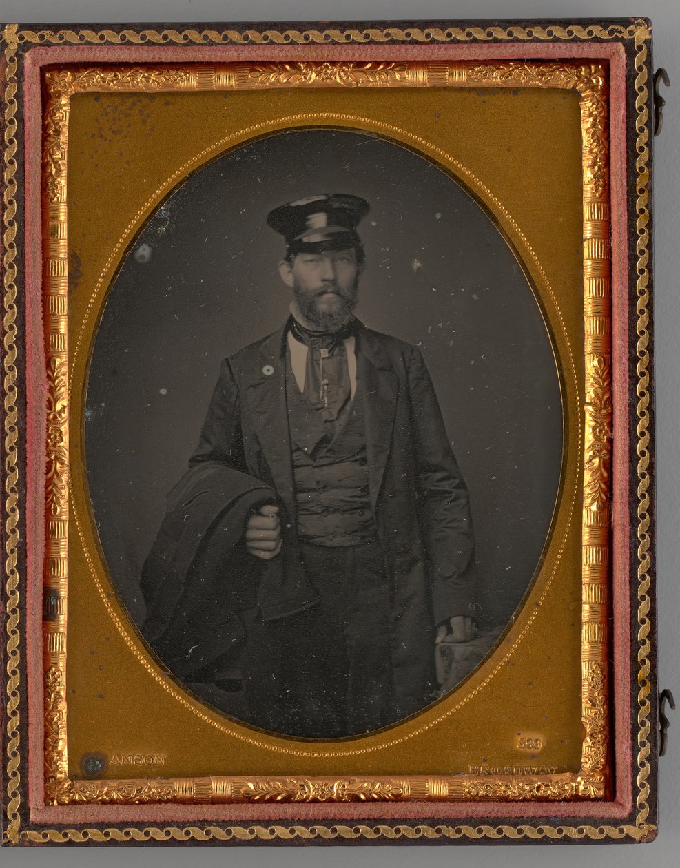 Nimetön miehen muotokuva, 1858. tekijältä Rufus Anson