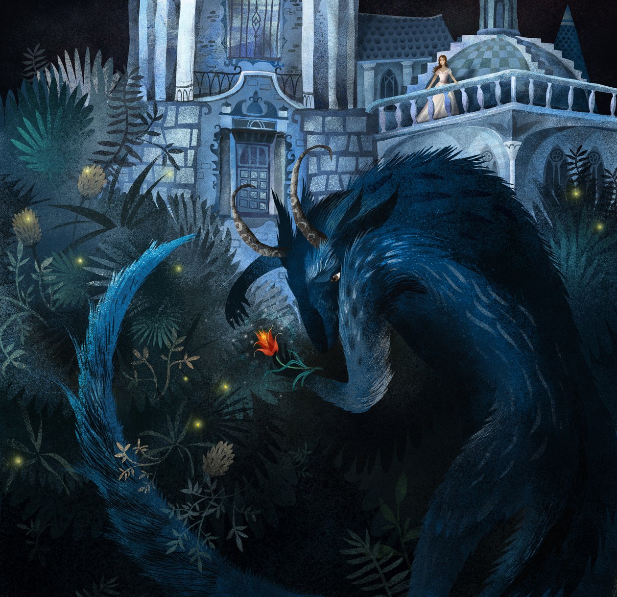 Kaunotar ja Hirviö, 2014 (Mixed media) tekijältä Runa Anastasiya Rudaya
