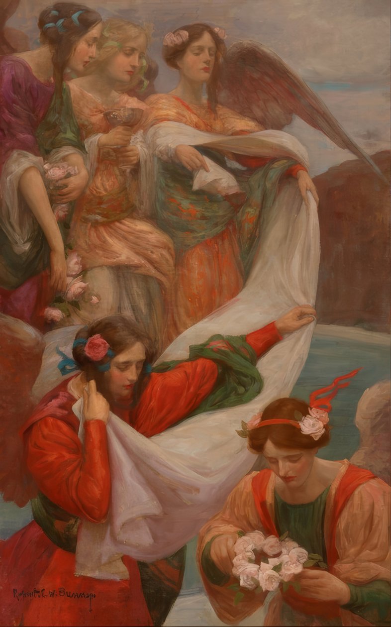 Laskeutuvat enkelit tekijältä Rupert Bunny