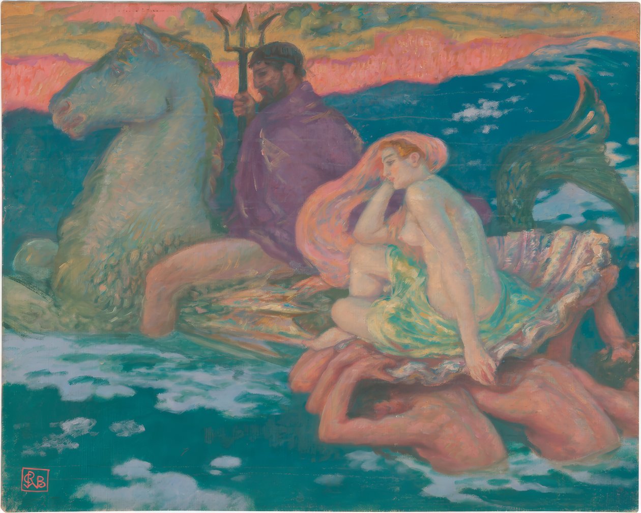 Poseidon ja Amphitrite tekijältä Rupert Bunny