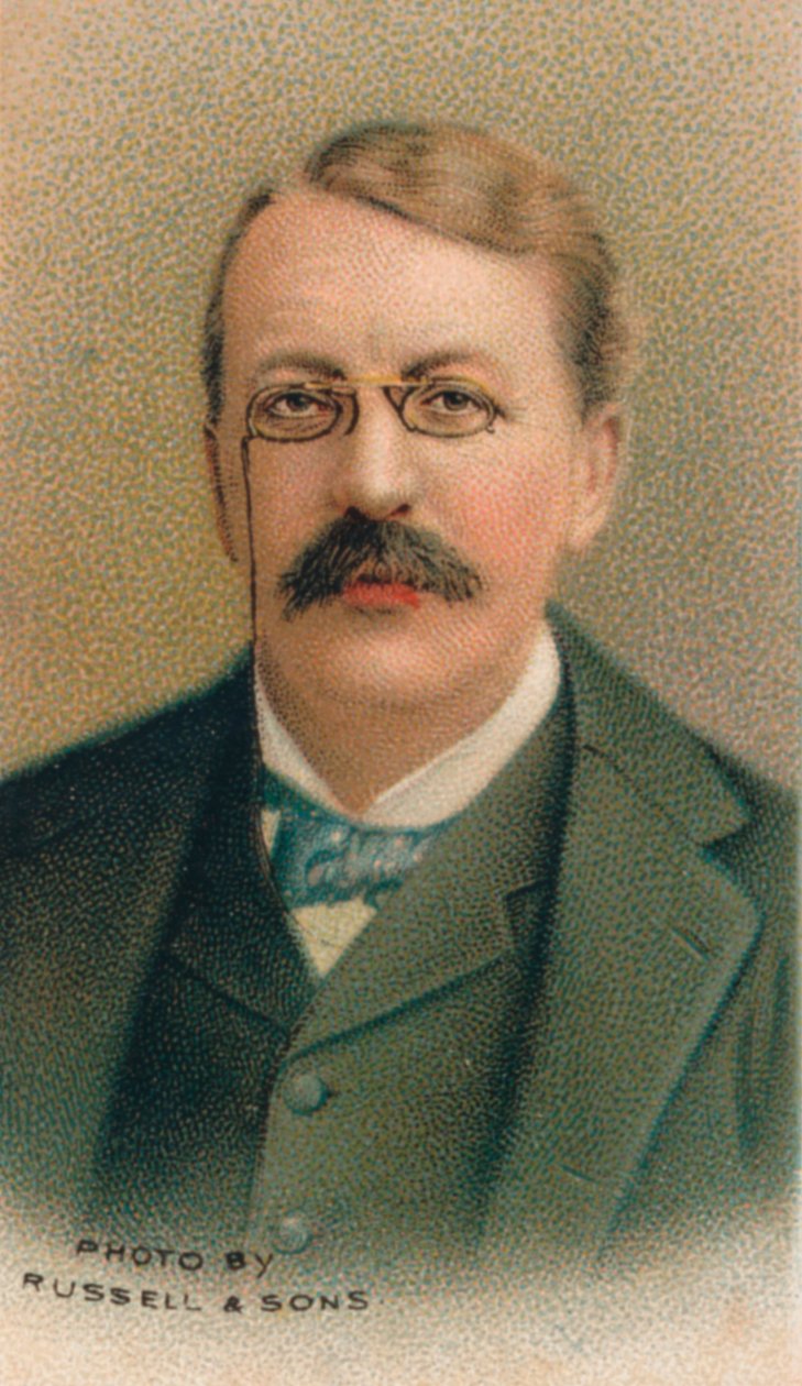 Sir Charles Villiers Stanford 1852–1924, irlantilainen säveltäjä, musiikinopettaja ja kapellimestari, 1911 tekijältä Russell and Sons