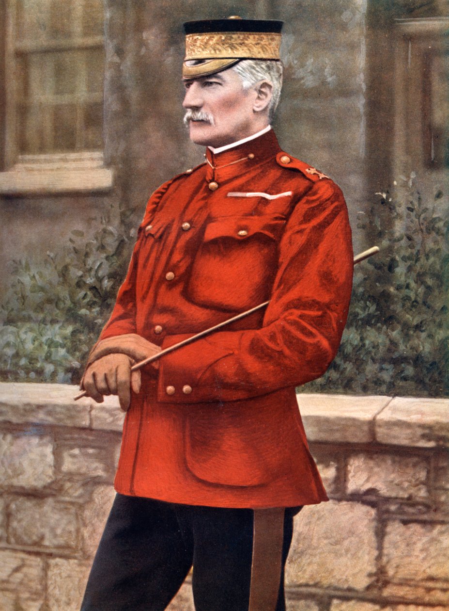Sir Frederick William Edward Forestier Forestier-Walker, brittiläinen sotilas, 1902. tekijältä Russell and Sons