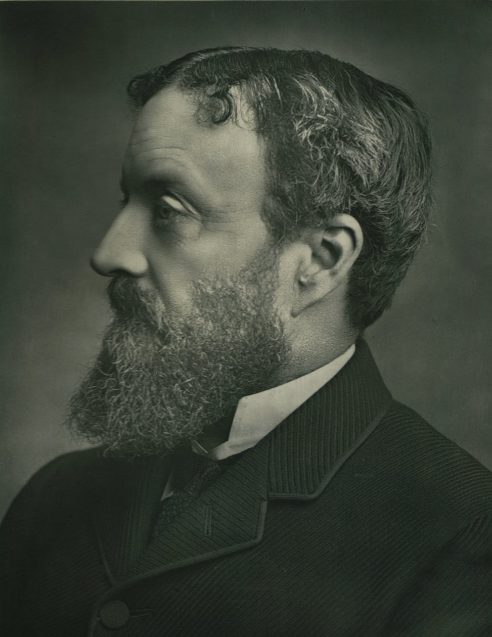 The Right Honorable Sir Michael Edward Hicks-Beach, Baronet, c1899. tekijältä Russell and Sons