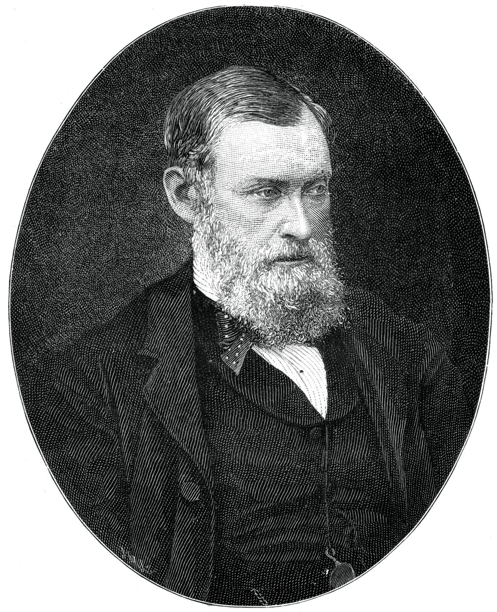 William Edward Forster, 1800-luvun brittiläinen teollisuusmies ja liberaalipuolueen valtiomies, 1900. tekijältä Russell and Sons