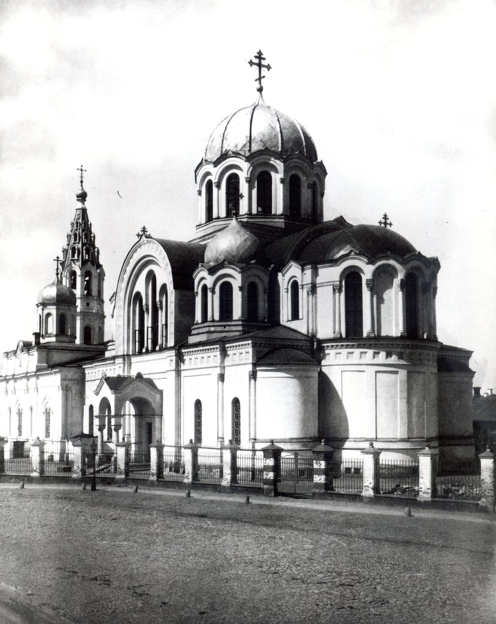 Kazanin Jumalanäidin kirkko, Moskova, 1881 tekijältä Russian Photographer