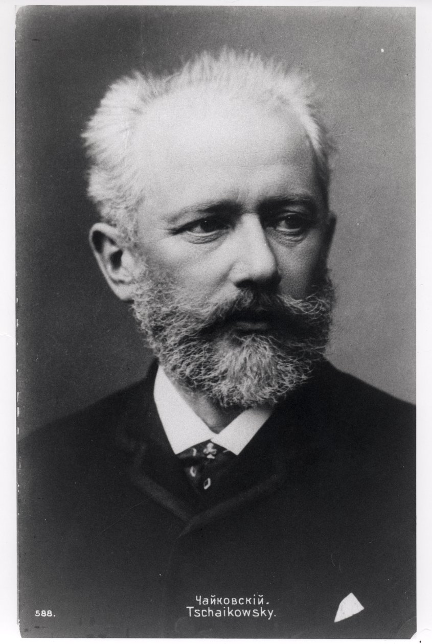 Piotr Iljitš Tšaikovski (1840-93) tekijältä Russian Photographer