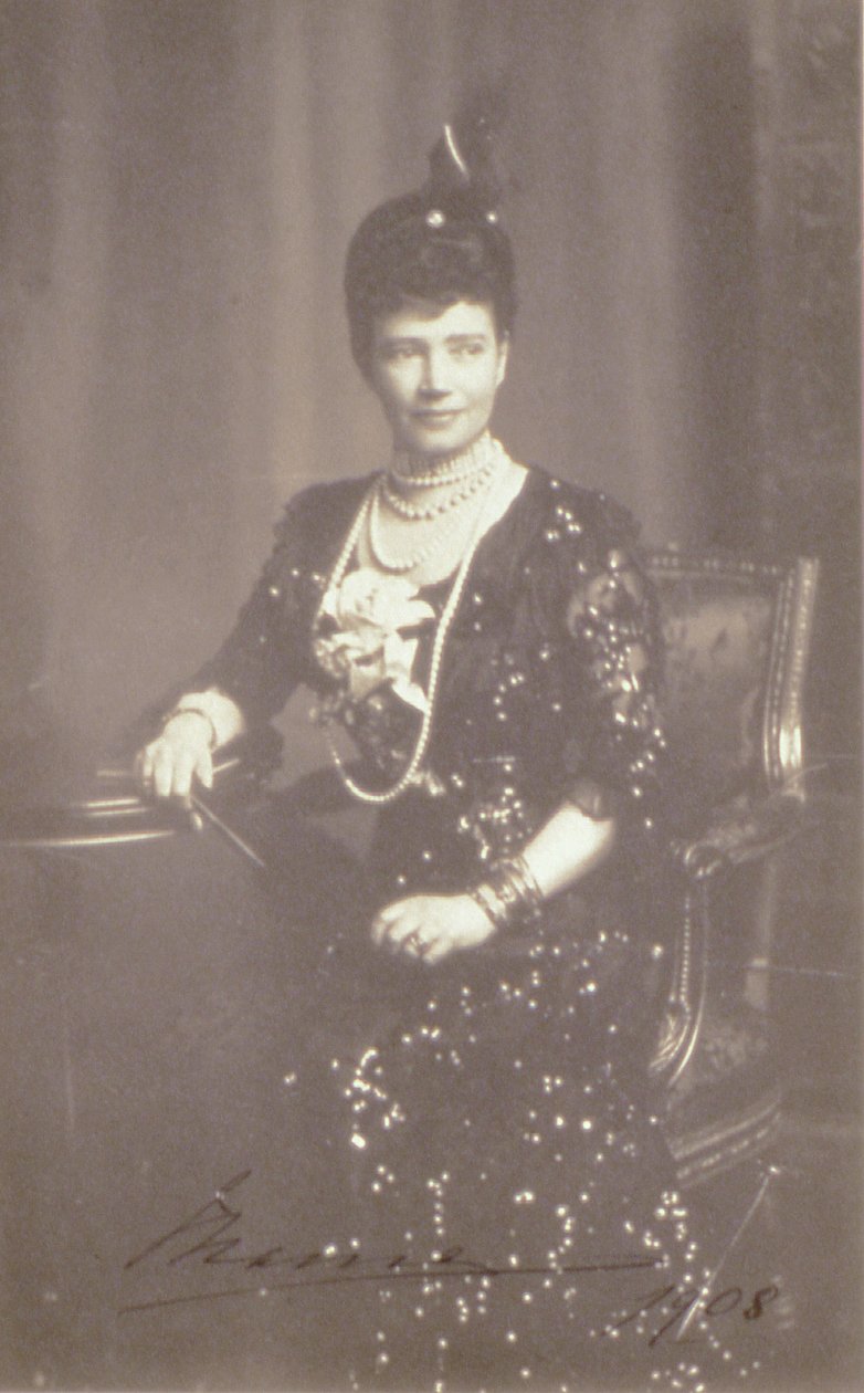 Keisarinna Maria Fedorovnan muotokuva, 1908 tekijältä Russian Photographer