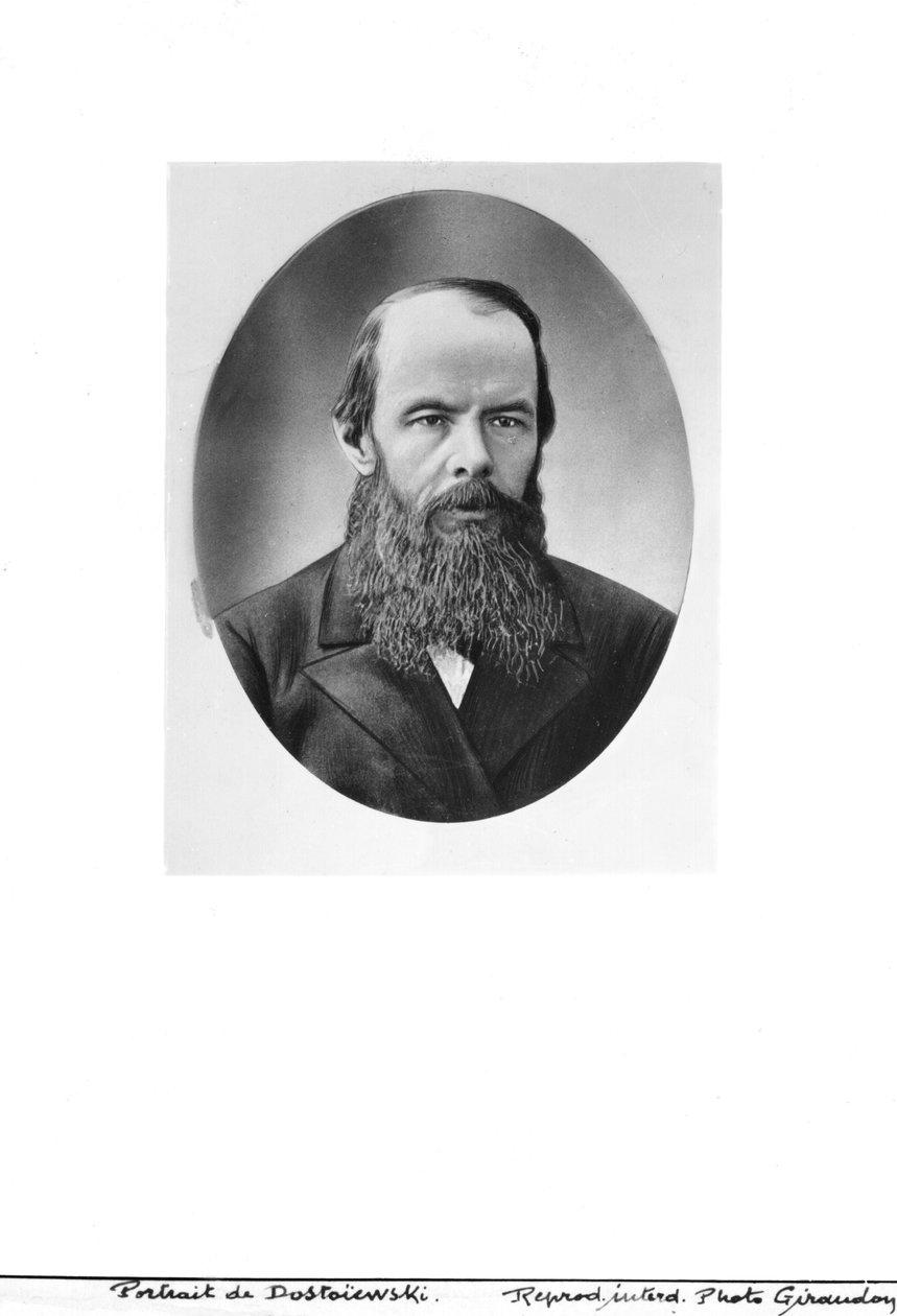 Fjodor Mihailovitš Dostojevskin (1821-81) muotokuva tekijältä Russian Photographer