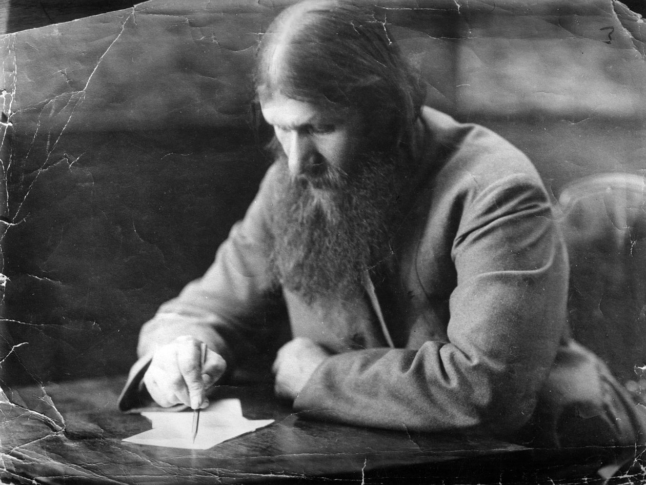 Muotokuva Rasputinin kirjoittamisesta tekijältä Russian Photographer