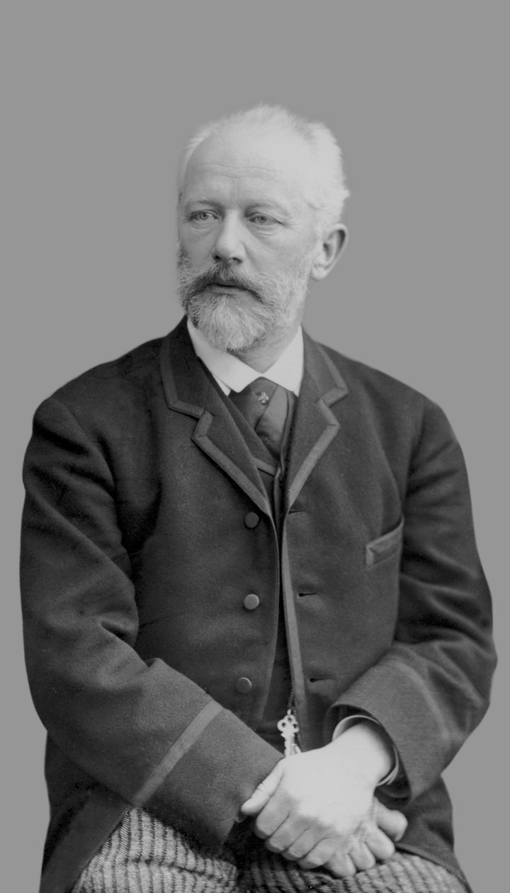 Pjotr Iljitš Tšaikovski, noin 1890 tekijältä Russian Photographer