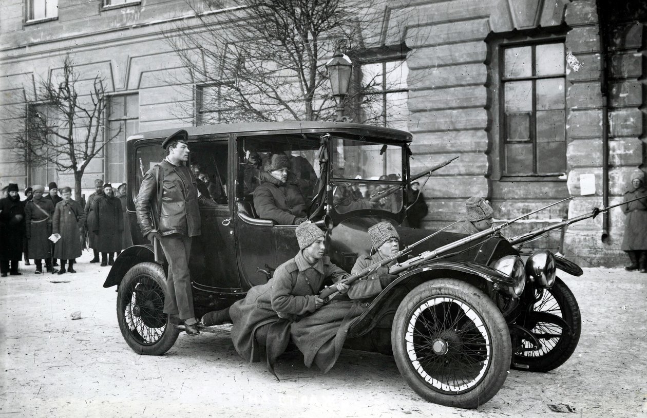 Vallankumouksellinen miliisi, Pietari, 1917 tekijältä Russian Photographer